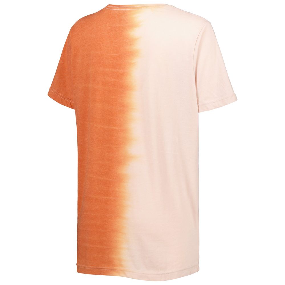 Women's Gameday Couture Texas Orange Longhorns Find Your Groove Split-Dye T-Shirt