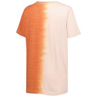 Women's Gameday Couture Texas Orange Longhorns Find Your Groove Split-Dye T-Shirt