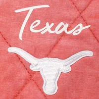 Veste matelassée à quart de zip pour femme Gameday Couture Texas Orange Longhorns Unstoppable Chic