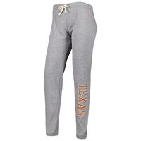 Women's League Collegiate Wear Heather Gray Texas Longhorns Victory Springs Tri-Blend Jogger Pants