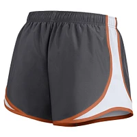 Short de performance Nike Spring Break Tempo pour femme, charbon bois, Texas Longhorns