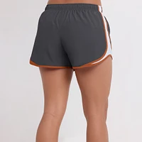 Short de performance Nike Spring Break Tempo pour femme, charbon bois, Texas Longhorns