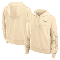 Sweat à capuche Nike Tan Texas Longhorns One Performance pour femme