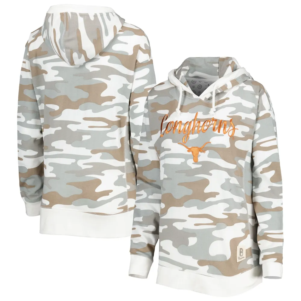 Sweat à capuche Pressbox Camo Texas Longhorns San Pablo pour femme