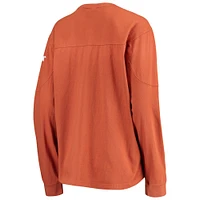 Women's Pressbox Texas Orange Longhorns Edith Long Sleeve T-Shirt