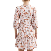 Women's Smith & Quinn Texas Orange/Burnt Orange Longhorns Tailgate Collection Tory Dress