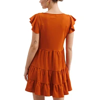 Robe Delaney pour femme de la collection Tailgate Texas Longhorns Orange du