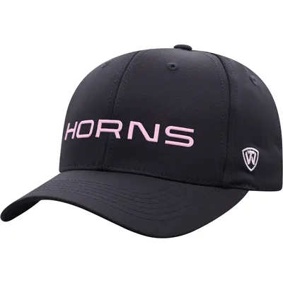 Texas Longhorns Top of the World Women's Secret Adjustable Hat - Black