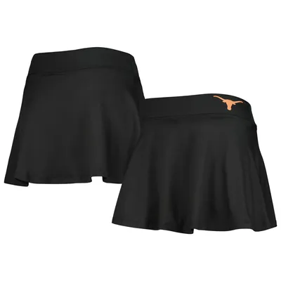 Women's ZooZatz Black Texas Longhorns Flowy Skort