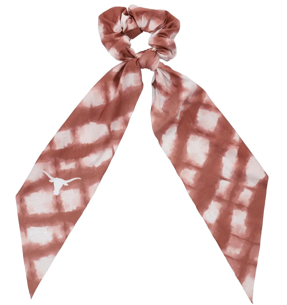 Women's ZooZatz Texas Longhorns Tie-Dye Scrunchie Scarf