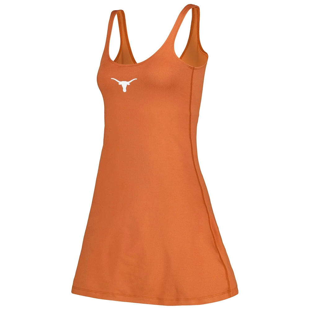 Robe à encolure dégagée avec logo Texas Longhorns ZooZatz pour femmes, orange