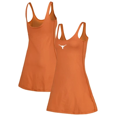 Robe à encolure dégagée avec logo Texas Longhorns ZooZatz pour femmes, orange