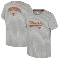 T-shirt de baseball Airball gris chiné du Colisée pour jeunes des Texas Longhorns