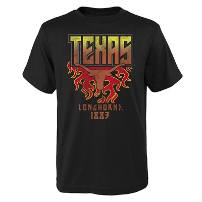 T-shirt noir Texas Longhorns The Legend pour jeunes