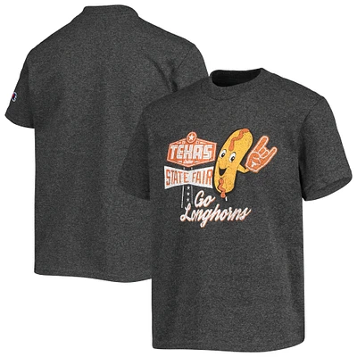 Youth Champion Heathered Gray Texas Longhorns Red River Showdown Vintage Fair T-Shirt