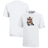 T-shirt Bevo blanc du champion des jeunes Texas Longhorns