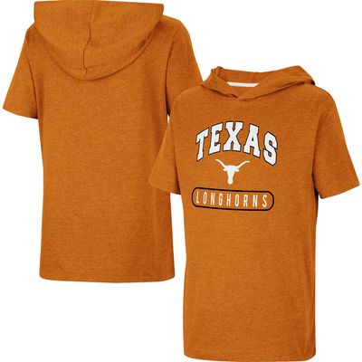 Youth Colosseum Texas Orange Longhorns Varsity Hooded T-Shirt