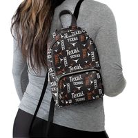 Youth FOCO Black Texas Longhorns Repeat Brooklyn Mini Backpack