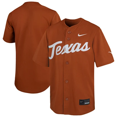 Youth Nike Texas Orange Longhorns Limited Baseball Jersey