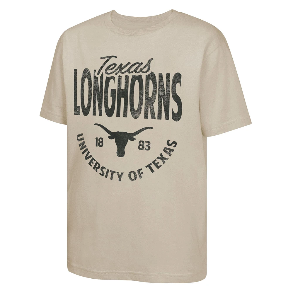 Youth Tan Texas Longhorns News Flash T-Shirt