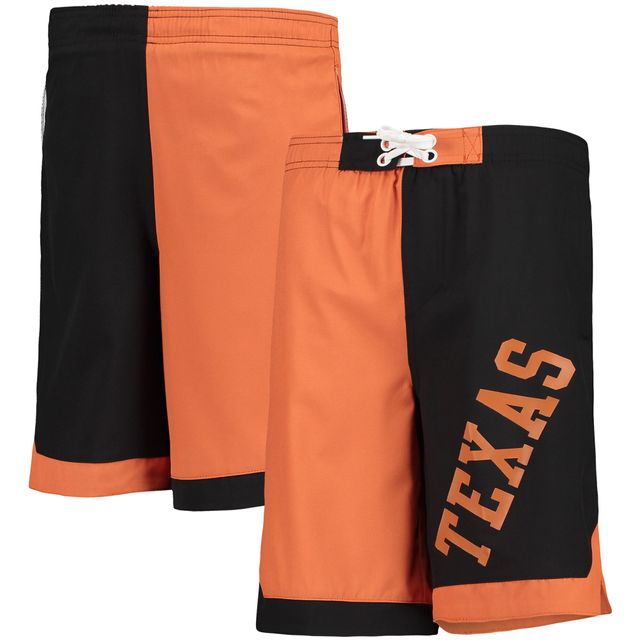 Short de bain Texas Longhorns Conch Bay pour jeunes, orange/noir