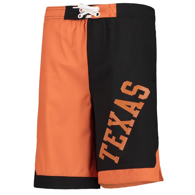 Short de bain Texas Longhorns Conch Bay pour jeunes, orange/noir