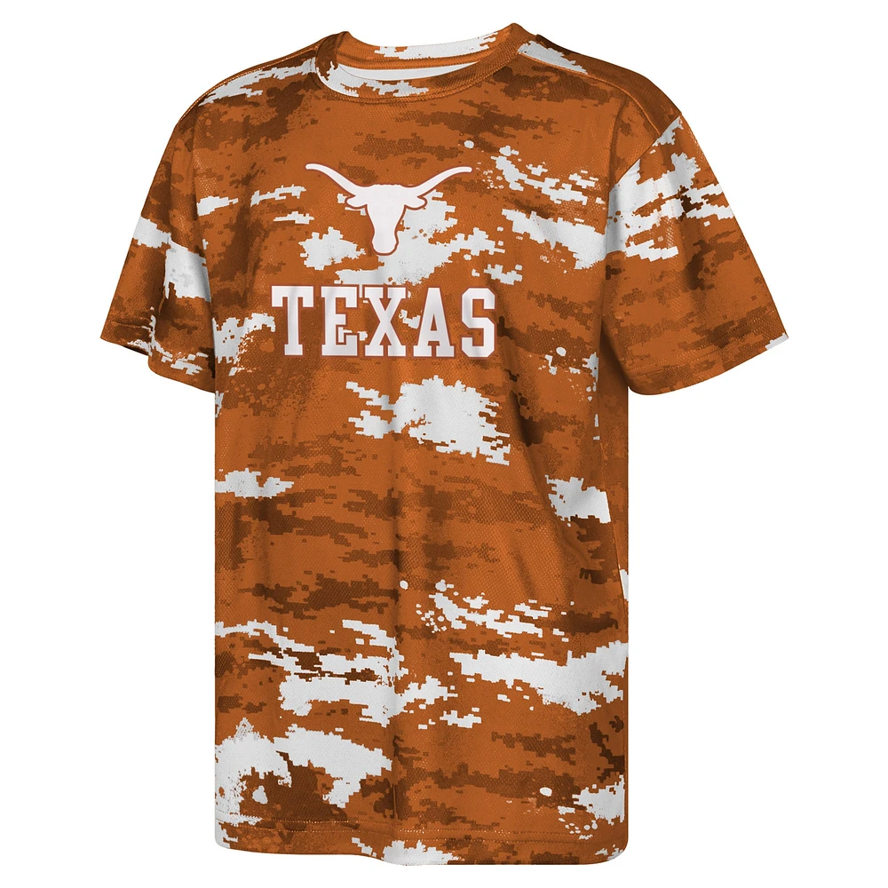 T-shirt de mêlée Texas Longhorns Orange pour jeunes