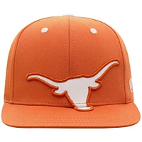Casquette snapback surdimensionnée avec logo orange Texas Longhorns Top of the World pour jeunes
