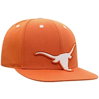 Casquette snapback surdimensionnée avec logo orange Texas Longhorns Top of the World pour jeunes