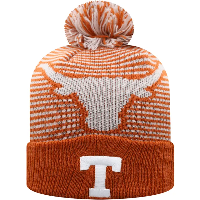 Lids Clemson Tigers Top of the World Youth Line Up Cuffed Knit Hat with Pom  - Purple