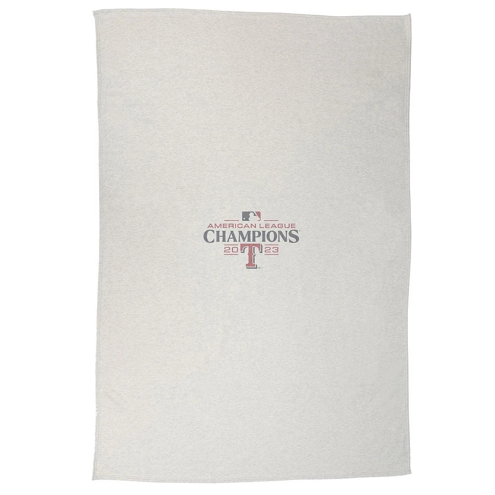 Couverture sweat-shirt des Texas Rangers 2023 Champions de la Ligue américaine 54" x 84"