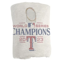 Couverture sweat-shirt sublimée Texas Rangers 2023 Champions de la Série mondiale 54" x 84"