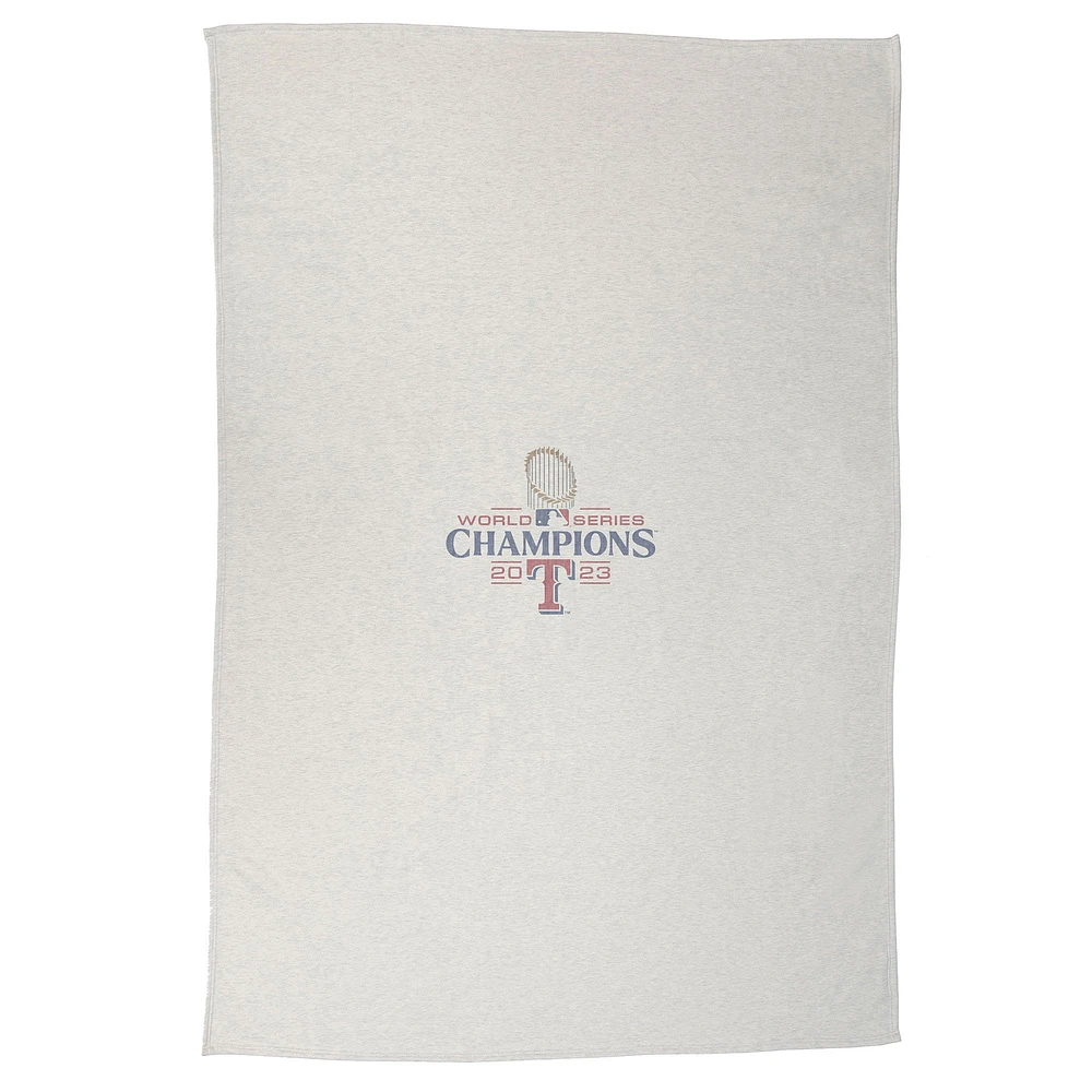 Couverture sweat-shirt sublimée Texas Rangers 2023 Champions de la Série mondiale 54" x 84"