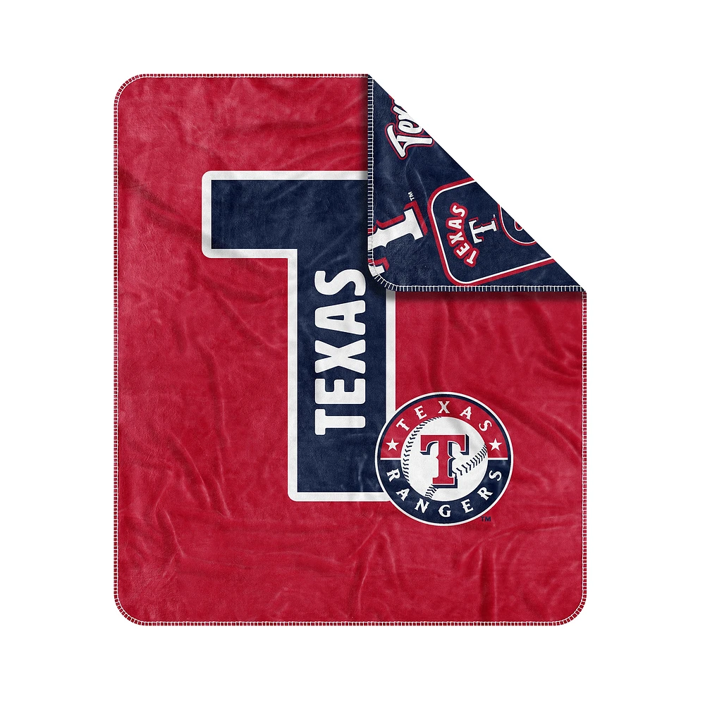  Texas Rangers 50" x 60" Dream Weave Throw Blanket