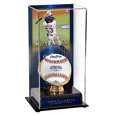 Adolis Garcia Texas Rangers 2023 MLB World Series Champions Sublimated Display Case with Image