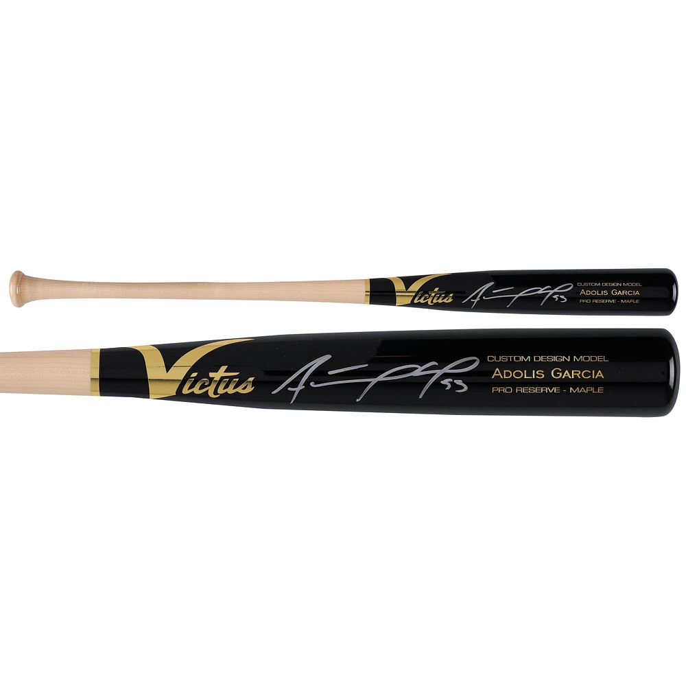 Adolis Garcia Texas Rangers Autographed Victus Game Model Bat