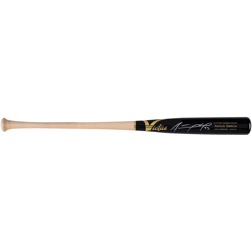 Adolis Garcia Texas Rangers Autographed Victus Game Model Bat