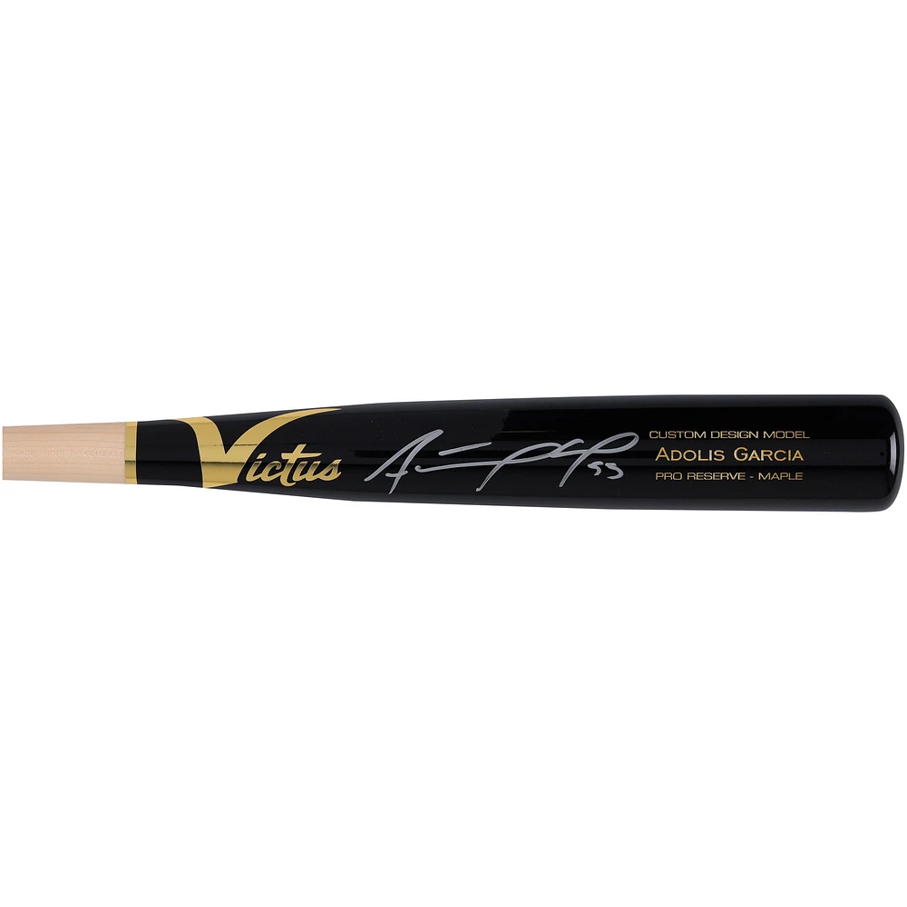 Adolis Garcia Texas Rangers Autographed Victus Game Model Bat