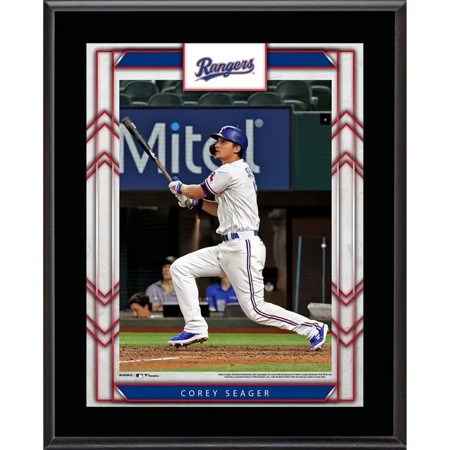 Corey Seager Texas Rangers Framed 15 x 17 Impact Player Collage with A Piece of Game-Used Baseball - Limited Edition 500