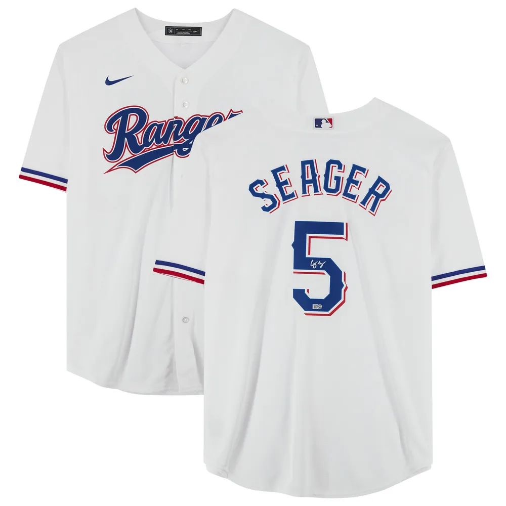 Lids Corey Seager Texas Rangers Fanatics Authentic Autographed Nike Replica  Jersey - White