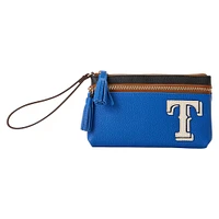 Dooney & Bourke Texas Rangers Infield Double-Zip Wristlet