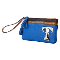 Dooney & Bourke Texas Rangers Infield Double-Zip Wristlet