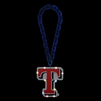 Chaîne de fans avec grand logo illuminé des Texas Rangers de FOCO