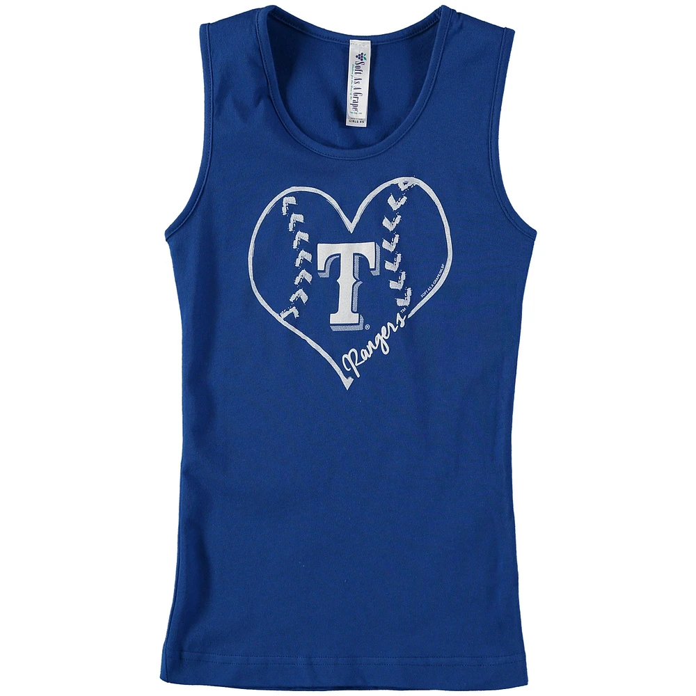 Women's Fanatics Branded Royal Texas Rangers Plus Size Scoop Neck