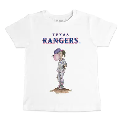 Lids Texas Rangers Tiny Turnip Infant Stitched Baseball T-Shirt - White