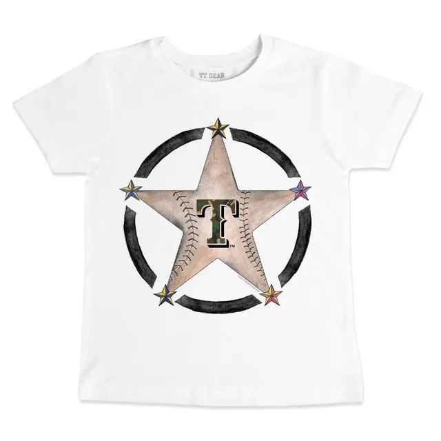 Lids Texas Rangers Tiny Turnip Women's Babes 3/4-Sleeve Raglan T-Shirt -  White/Royal
