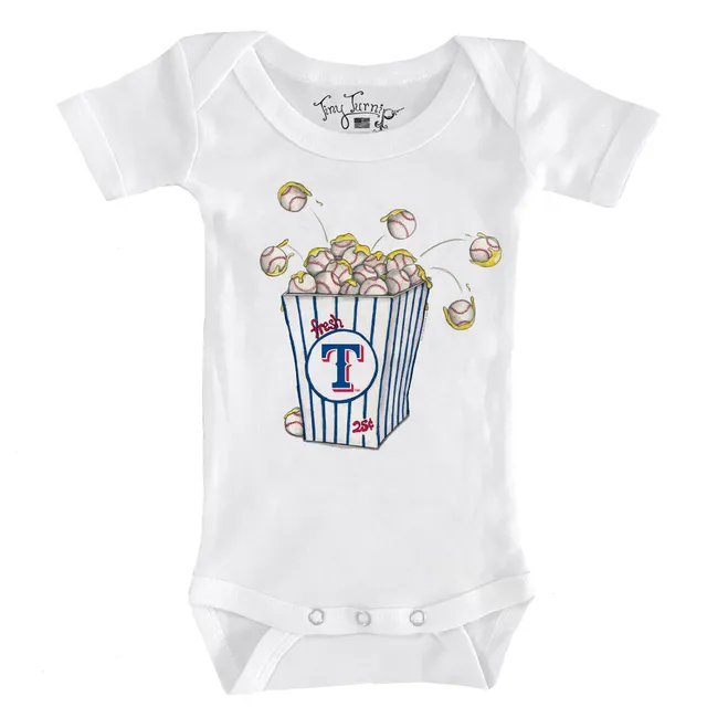 Lids Texas Rangers Tiny Turnip Women's Blooming Baseballs T-Shirt