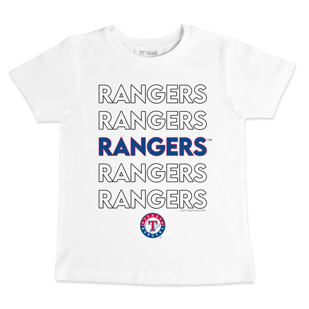Lids Texas Rangers Tiny Turnip Infant Stacked T-Shirt - White