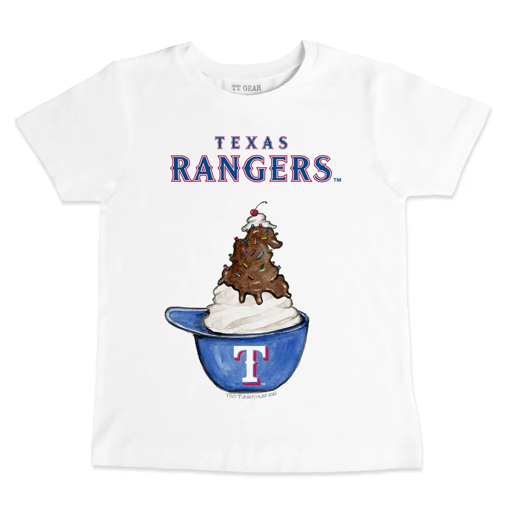 Lids Texas Rangers Tiny Turnip Infant TT Rex T-Shirt - White