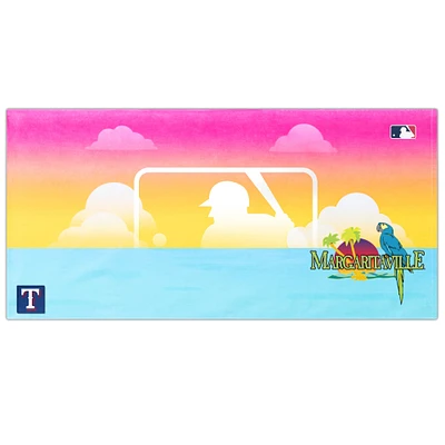 Serviette de plage de l'équipe des Texas Rangers de Margaritaville